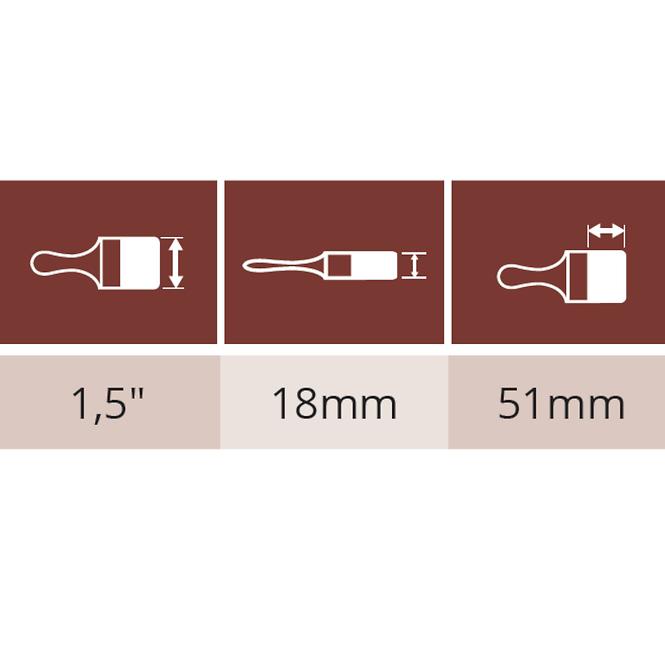 Pinsel Amerykan Wood 1,5˝