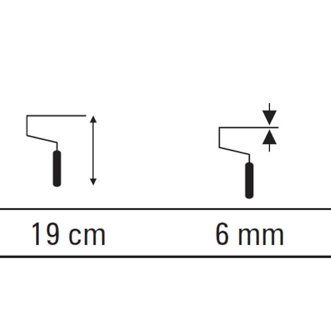 Handlauf 19cm