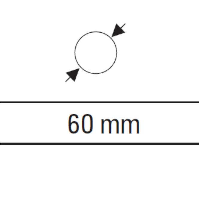 Verzinktes Rührerwerk  60mm