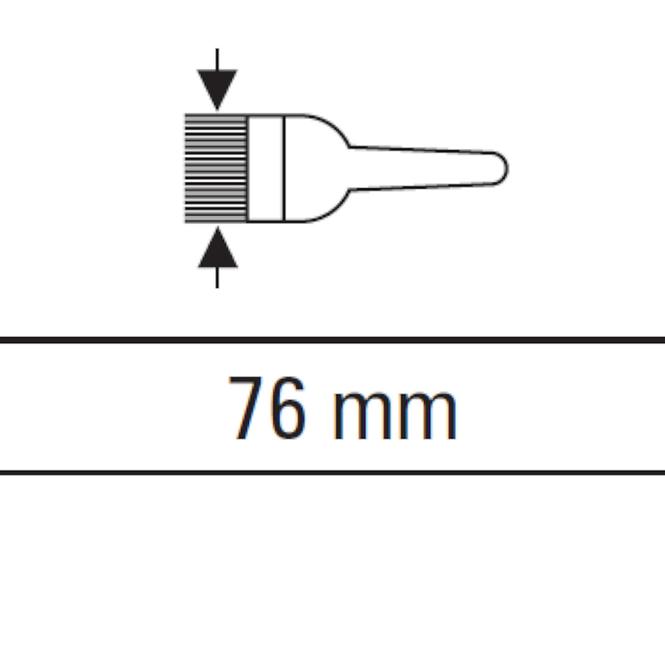 Halbenglischer Pinsel 76