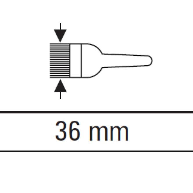 Pinsel für Heizkörper 36