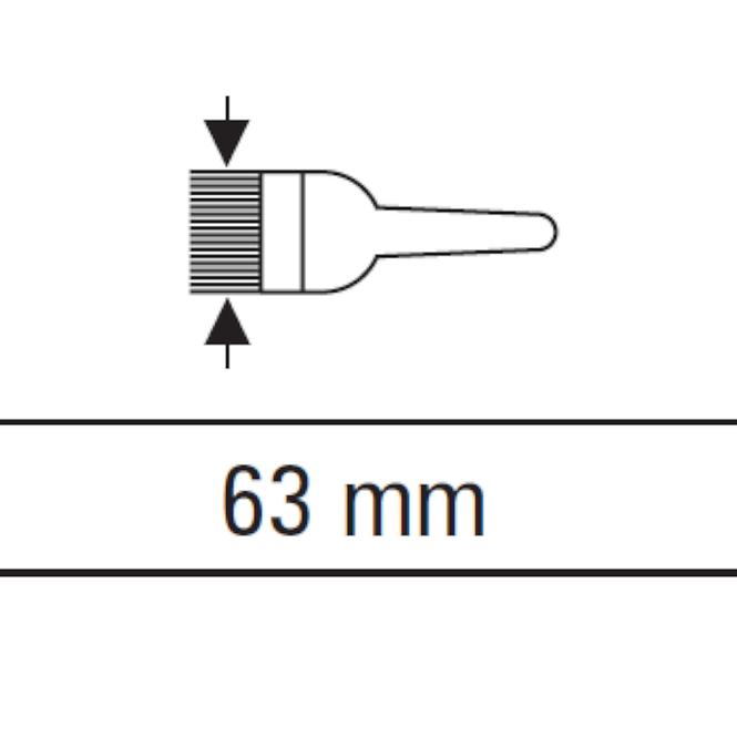 Pinsel für Heizkörper 63