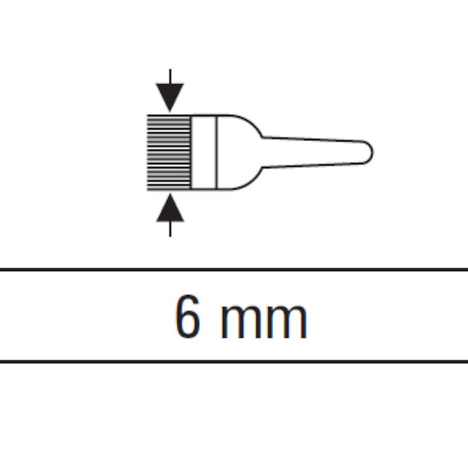 Pinsel für Bänder 6mm