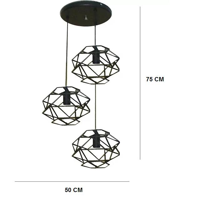 Leuchte Cage 2683/3 CZ LW3