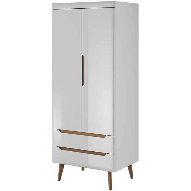 Schrank Nordi 80cm Weiß