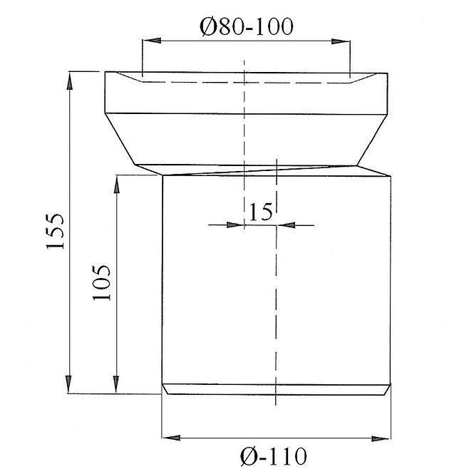 WC Manschette exzentrisch pro042