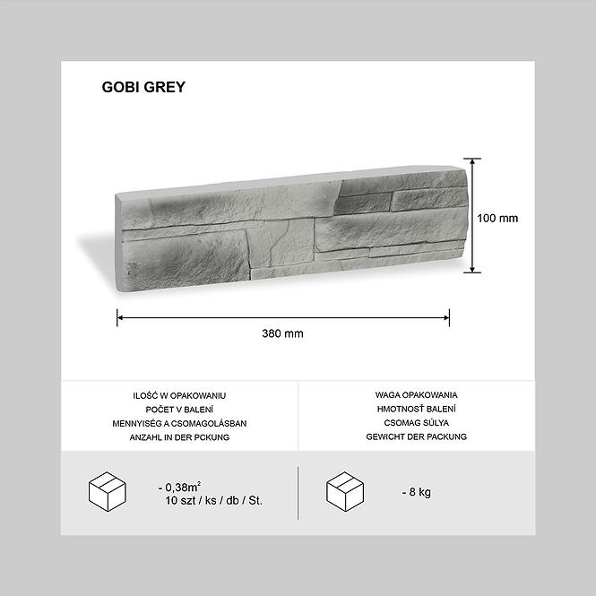 Stein Obi Grey pkg=0,38m2