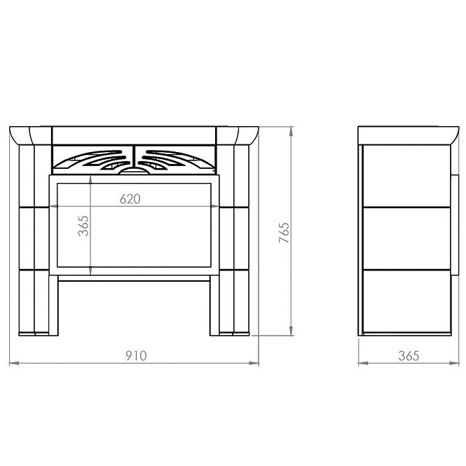 Kachelofen Ravena 10 kW