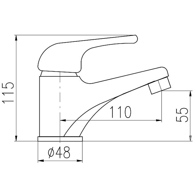 Waschbeckenarmatur Sazava SA026.0