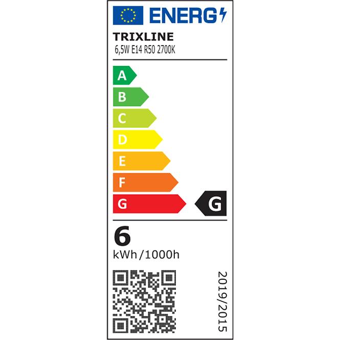 59BZ ŻARÓWKA LED R50 6,5W E14 520lm 2700K