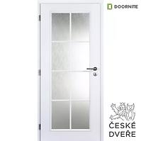 Innentür Elida Glas Weiß 60L