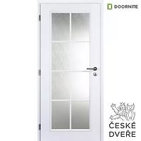 Innentür Elida Glas Weiß 70L