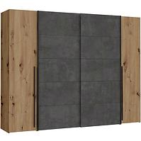 Schrank Narago 270cm Eiche Aristan/Beton