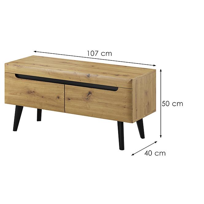 Tv Tisch Nordi 107cm Eiche Artisan