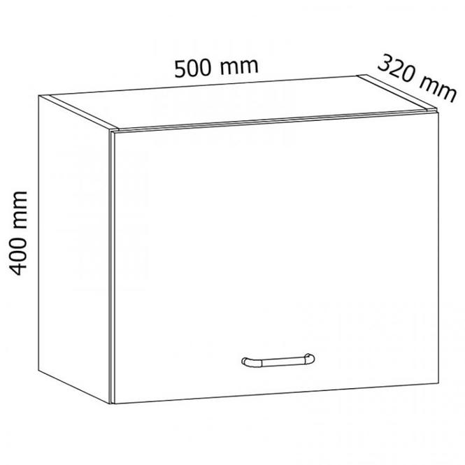 Küchenschrank Sycylia  G50k weiß/Kiefer Andersen