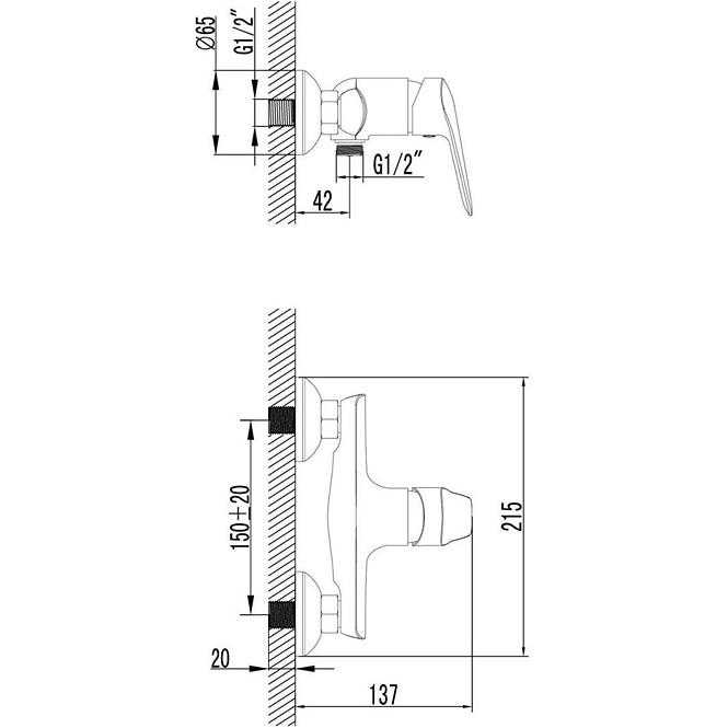 Duscharmatur Xena AZ33