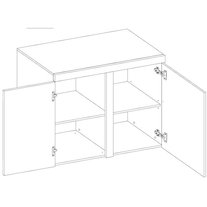 Kommode Rumba 97cm Beton