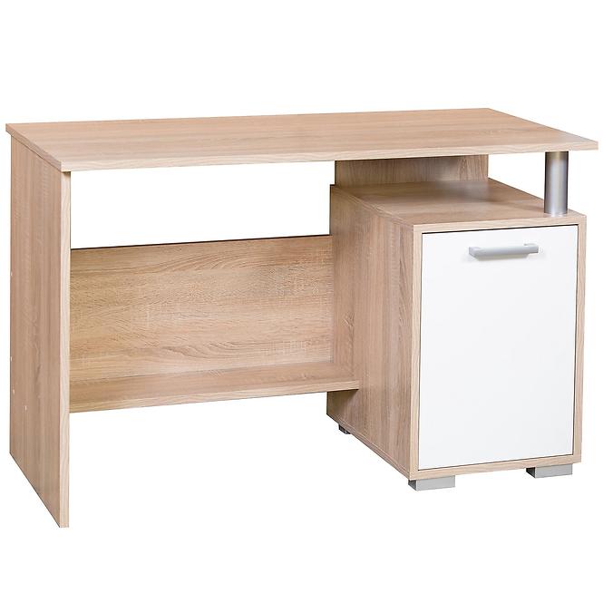 Schreibtisch 115cm Eiche Sonoma/Weiß