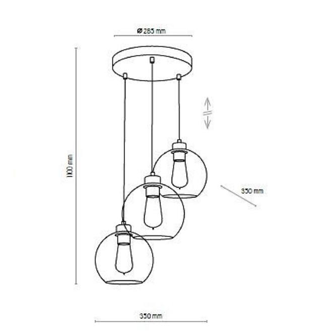 Leuchte Cubus Graphite 2819 LW3