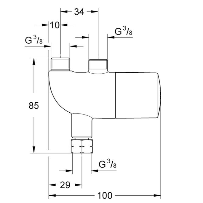 Verbrennungsschutz GROHTHERM MICRO 34487000