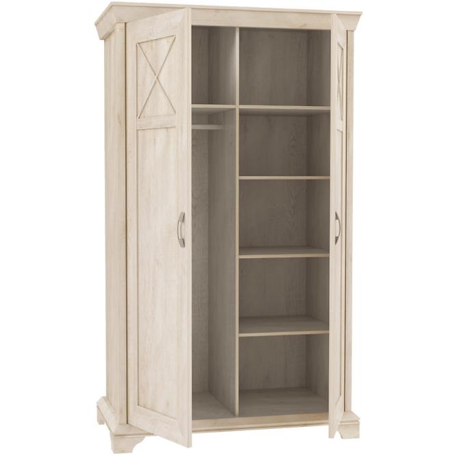 Schrank Kashmir 123cm Pina Weiß