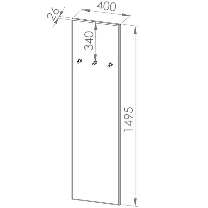 Kleiderständer Blanco 25