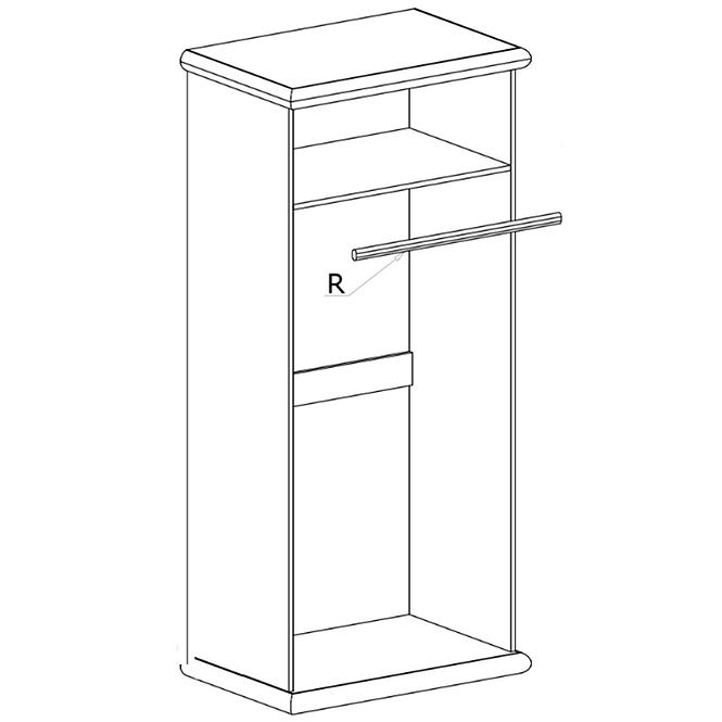 Schrank Natural 102cm Ribbeck