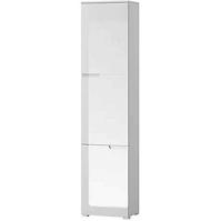 Schrank Selene 50cm Weiß Matte/Glänzendweiß