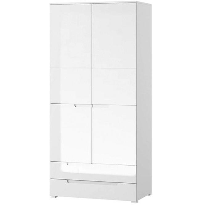 Schrank Selene 100cm Weiß Matte/Glänzend