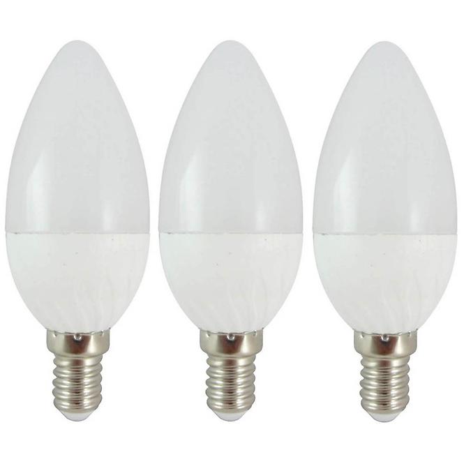 Glühbirne LED (3-PACK) C35 6W E14 4200K