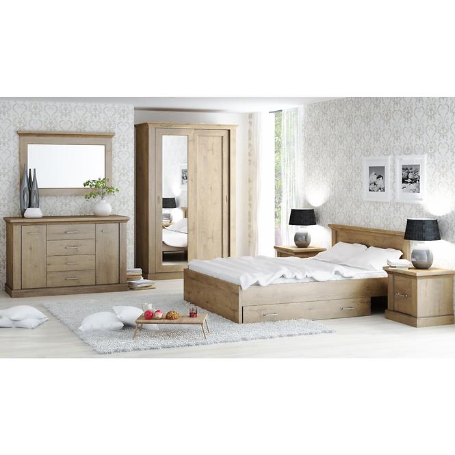 Schrank Antica 213cm Kraft Gold