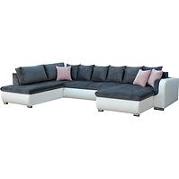 Ecksofa Fado U links Madryt 120+Orinoco 96+Malmo 61