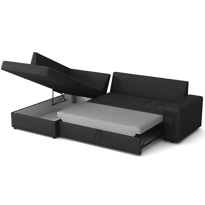 Ecksofa  Castello l alfa 13+alfa 21 sz/cz