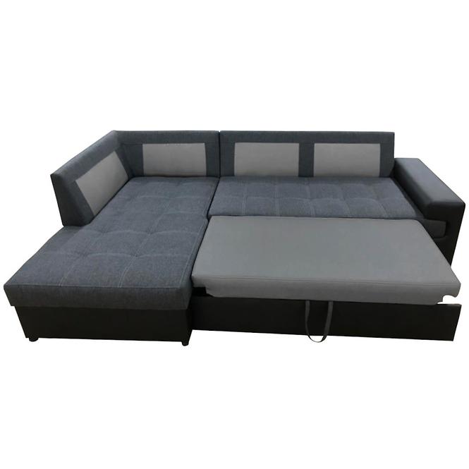 Ecksofa  Castello l alfa 13+alfa 21 sz/cz