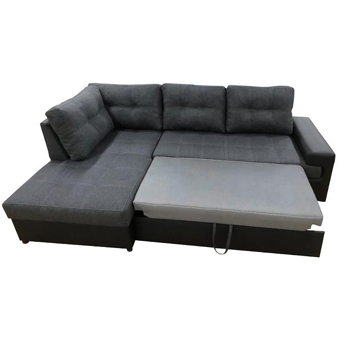 Ecksofa  Castello l alfa 13+alfa 21 sz/cz