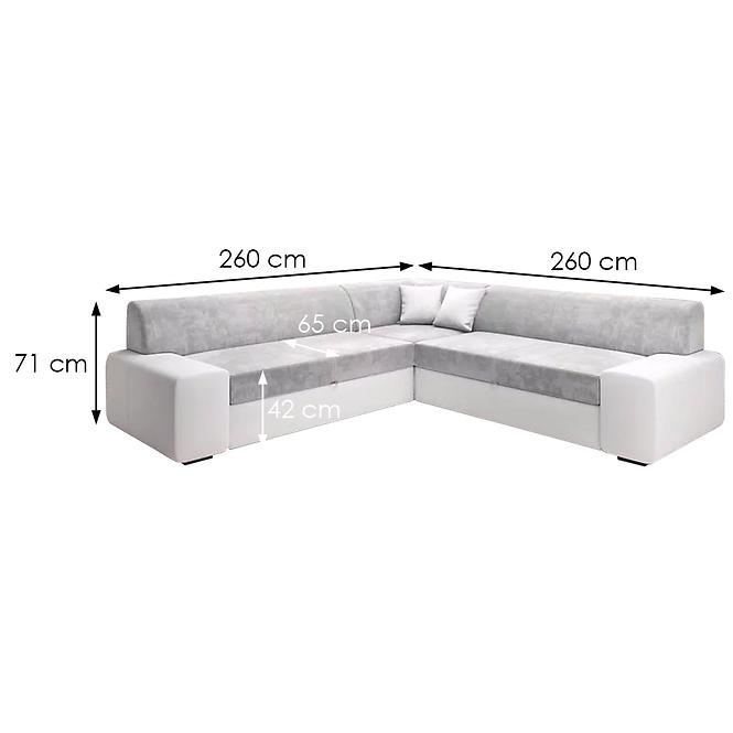 Ecksofa Minos Maxi Monolith 84+Madryt 120