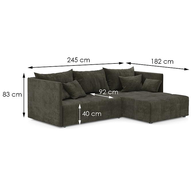 Ecksofa York Monolith 95