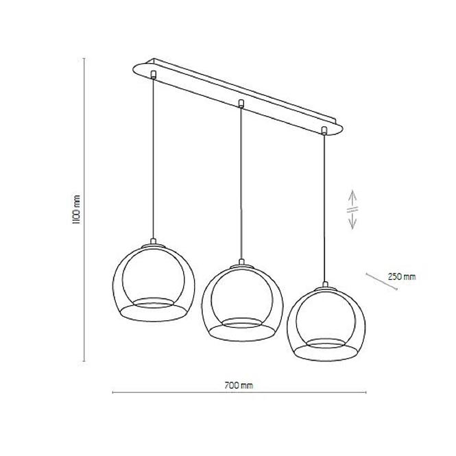 Lampe Napoli 2498 Graphite LW3