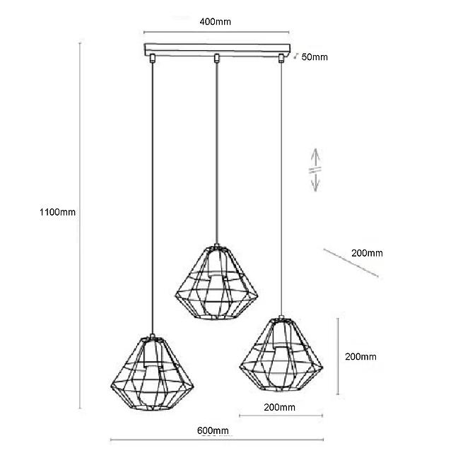 Lampe DIAMOND 4205 SILVER LW3