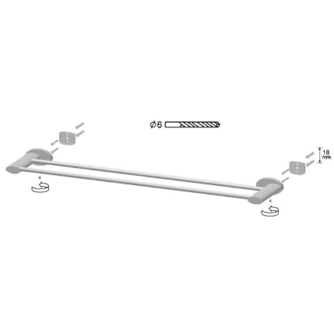 Badaufhänger doppelt  Side 1009