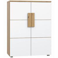 Kommode Arkina 90cm Weiß/Eiche Artisan