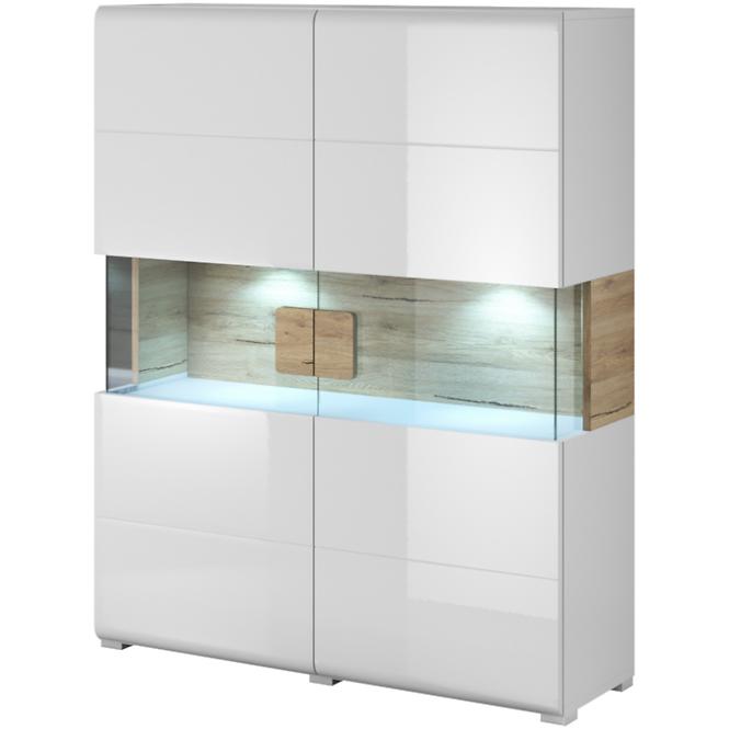 Vitrine Toledo 122cm Eiche San Remo