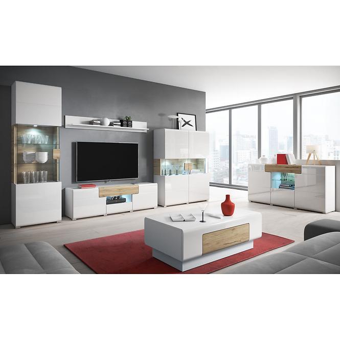 Tv Tisch Toledo 208cm Eiche San Remo