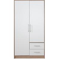 Schrank Smart 100cm Eiche Sonoma/Weiß