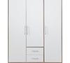 Schrank Smart 150cm Eiche Sonoma/Weiß