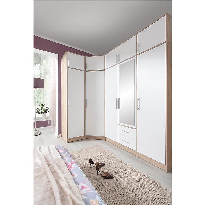 Schrank Smart 50cm Eiche Sonoma/Weiß