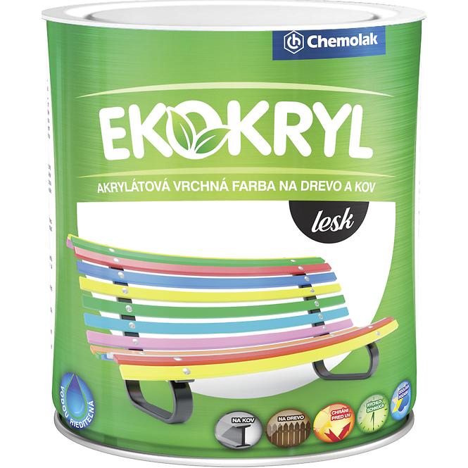 Ekokryl Glanz 0110 0,6l dunkelgrau