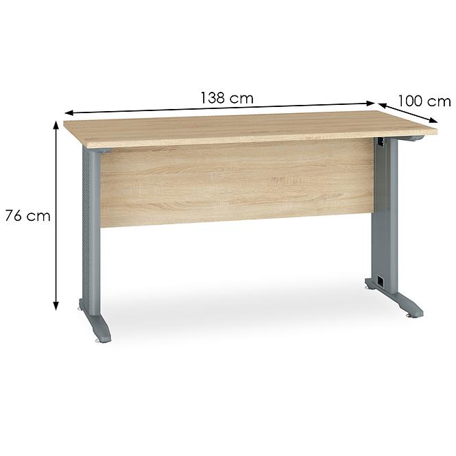 Schreibtisch Optimal 138cm Sonoma