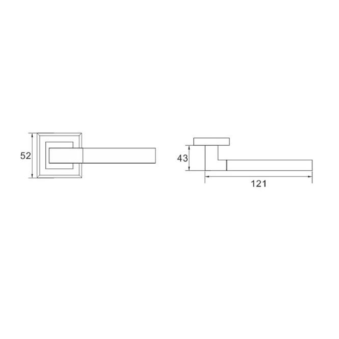 Türgriff ARCO E8 nickel/satin