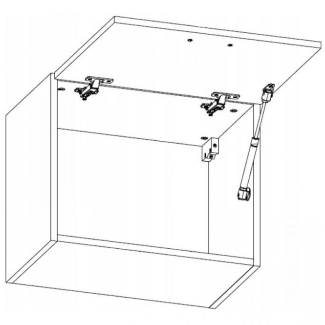 Küchenzeile Gardena G60kn Grau